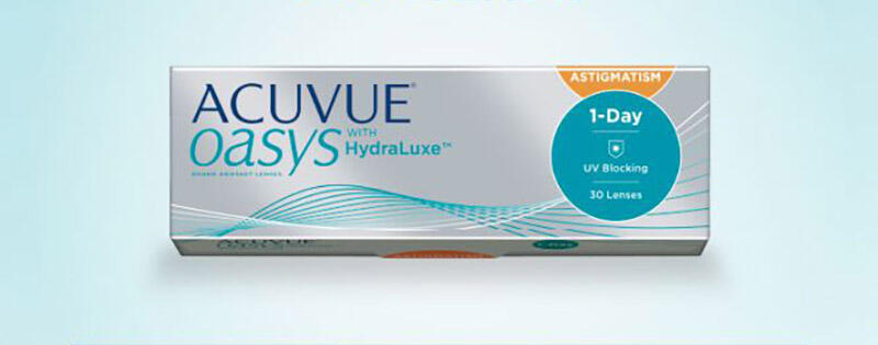 ACUVUE® oasys with HydraLuxe™